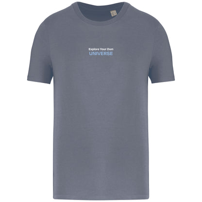 vista frontal camiseta sofrosine mineral grey modelo universe