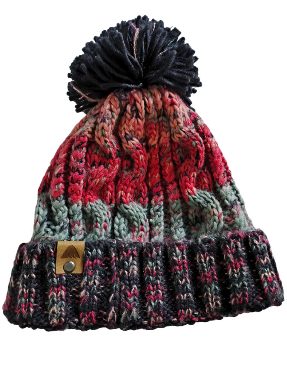 vista frontal gorro sofrosine rosado