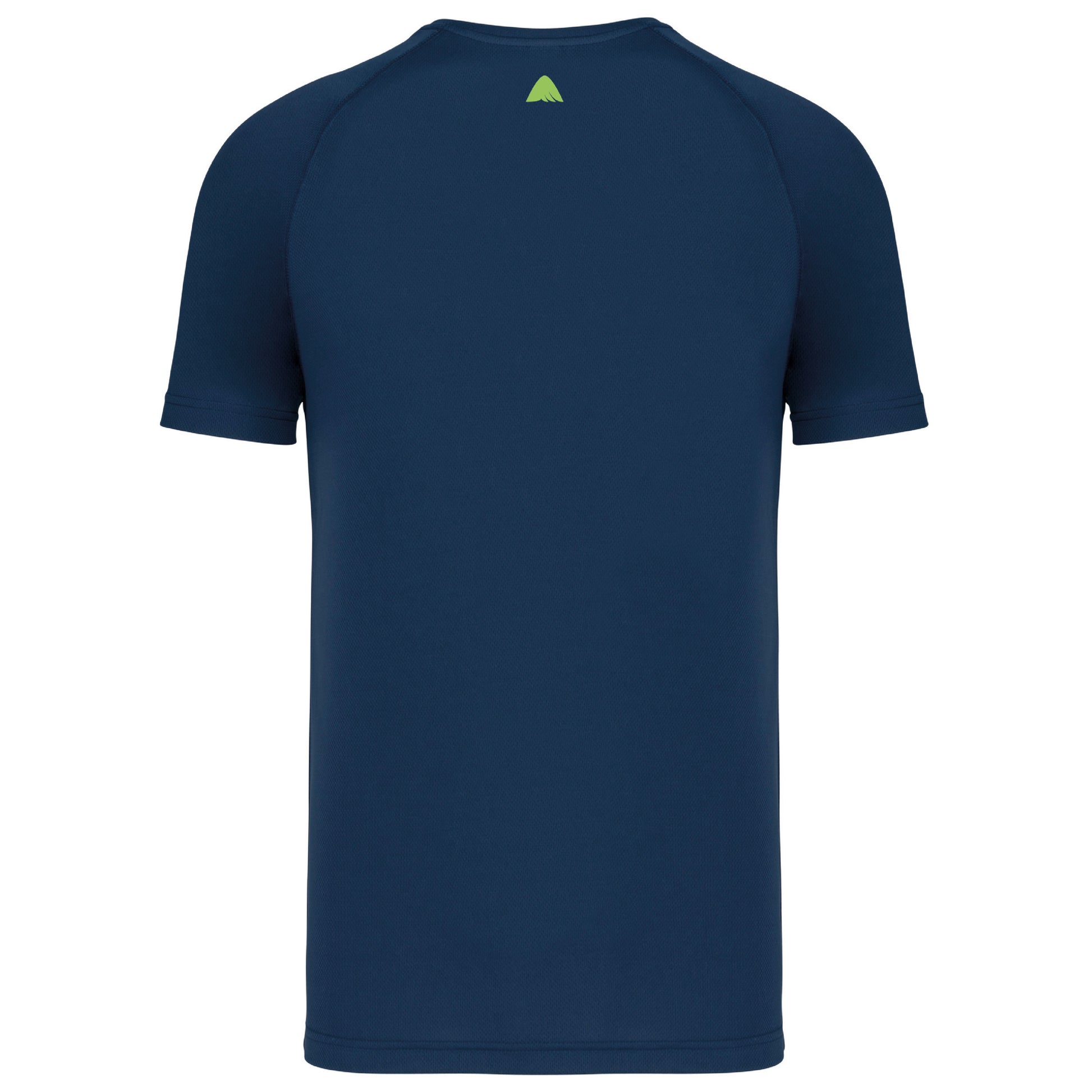 vista trasera camiseta deportiva sofrosine navy