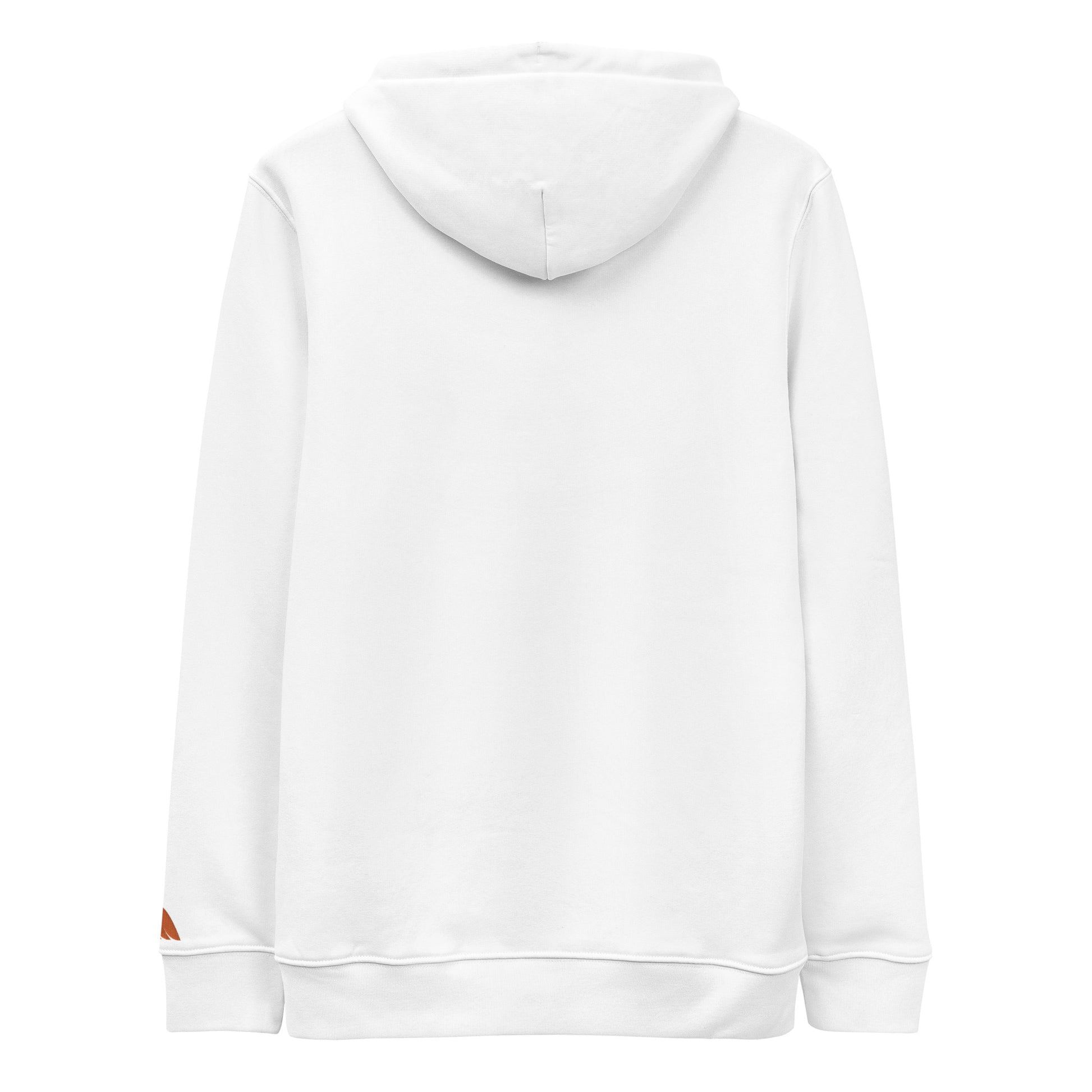 hoodie blanca sofrosine brand vista trasera