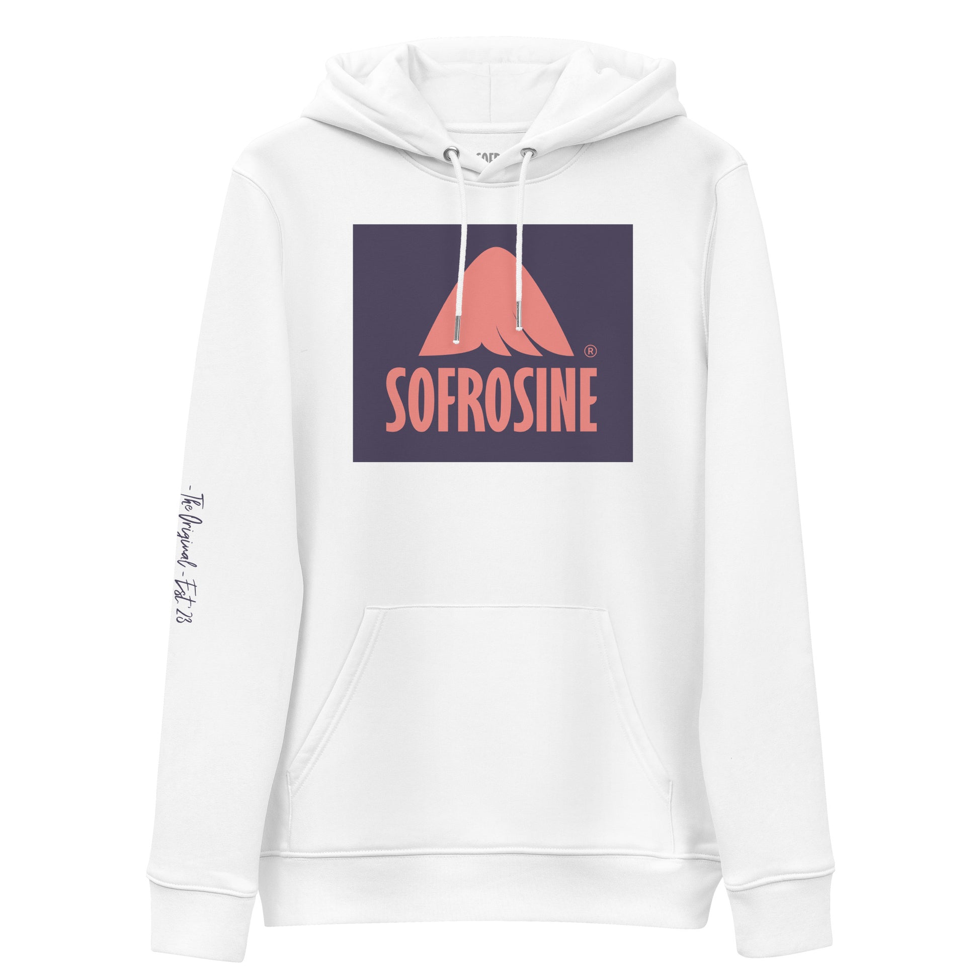 sudadera sofrosine con logo en caja