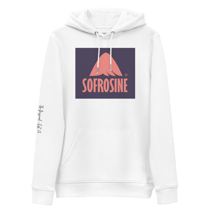 sudadera sofrosine con logo en caja